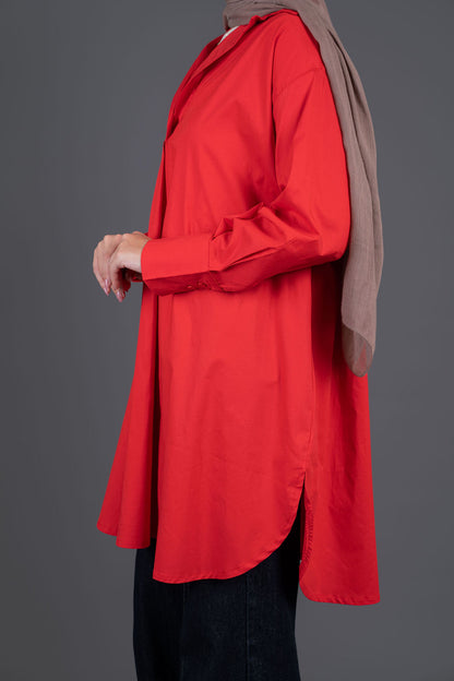 Relaxed Fit Shirt - Red
