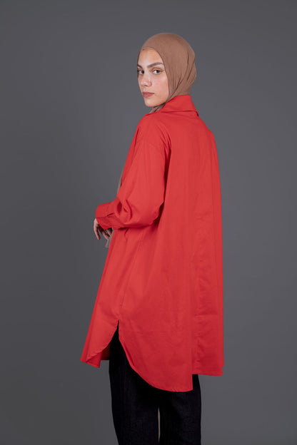 Relaxed Fit Shirt - Red