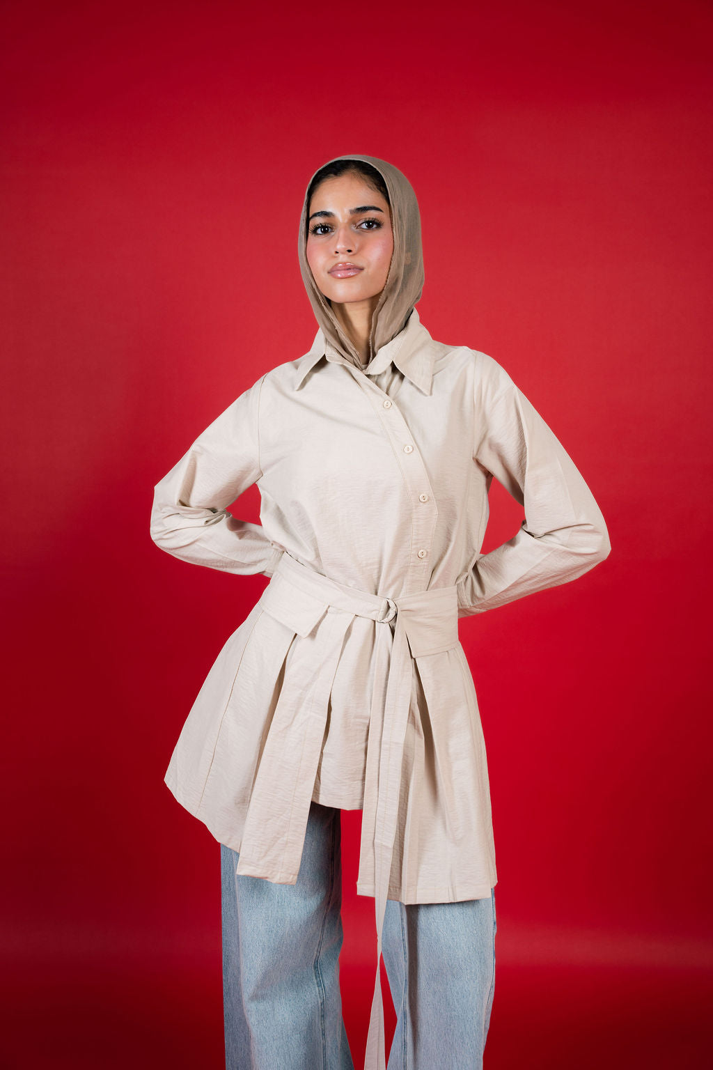 Japanese Shirt -Beige