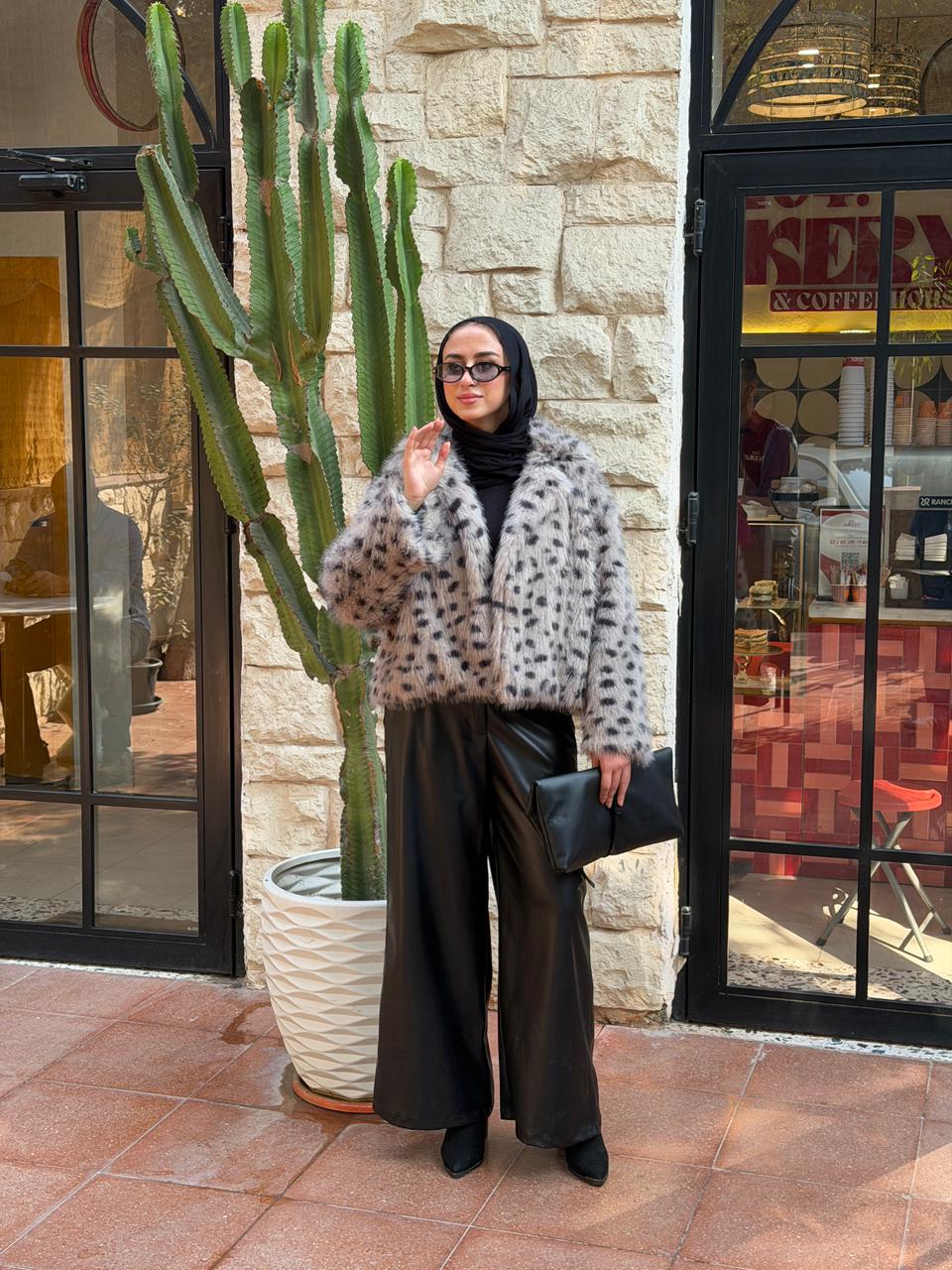 Wild Fur Jacket -Gray