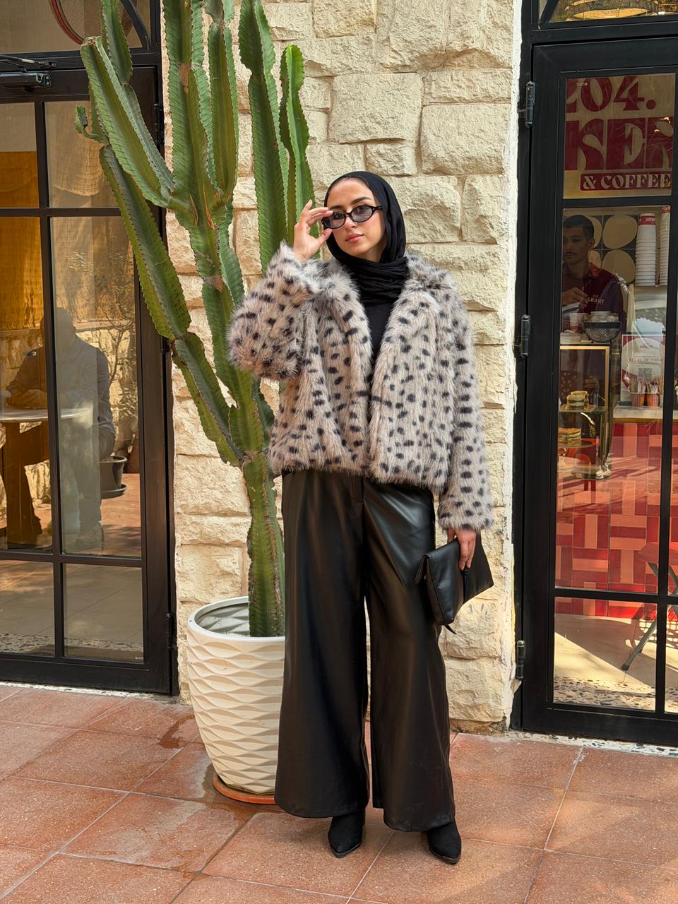 Wild Fur Jacket -Gray