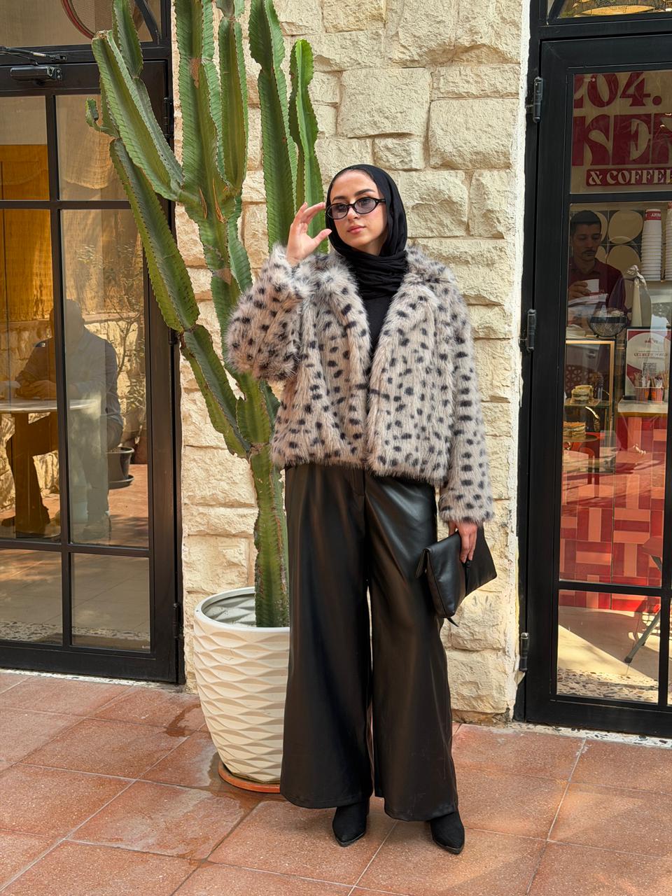 Wild Fur Jacket -Gray