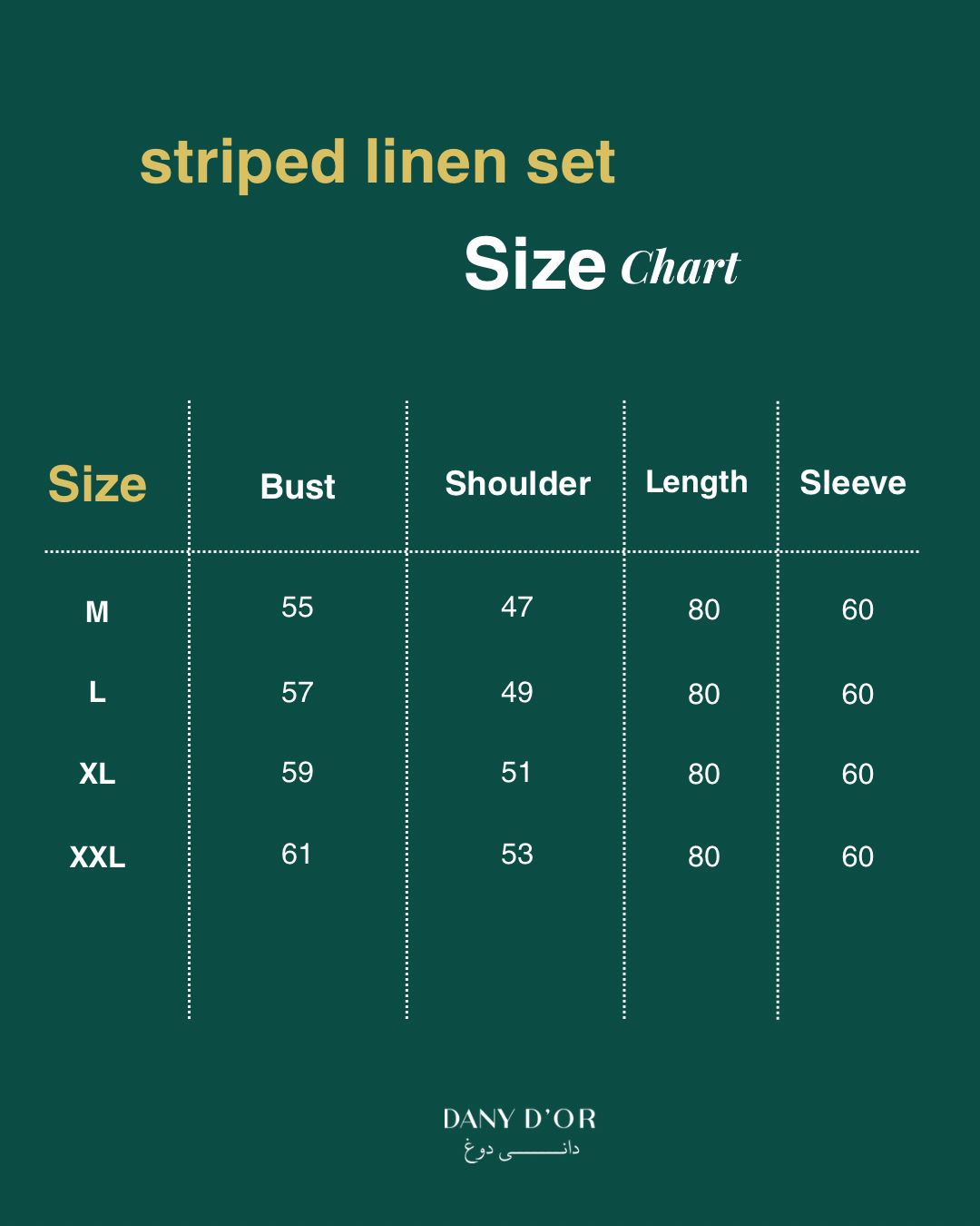 Striped Linen Set-Brown