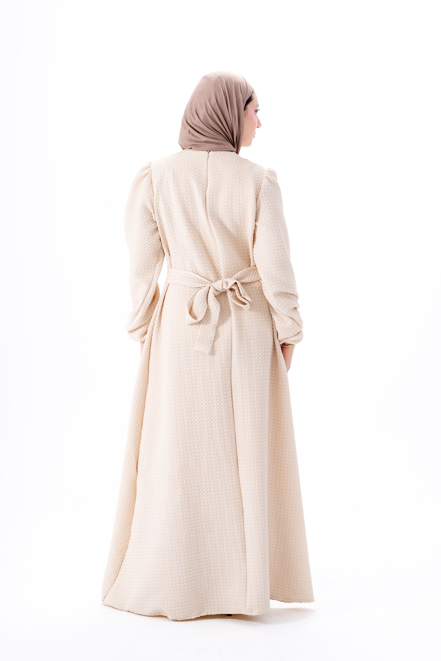 Soft Bloom Dress -Beige