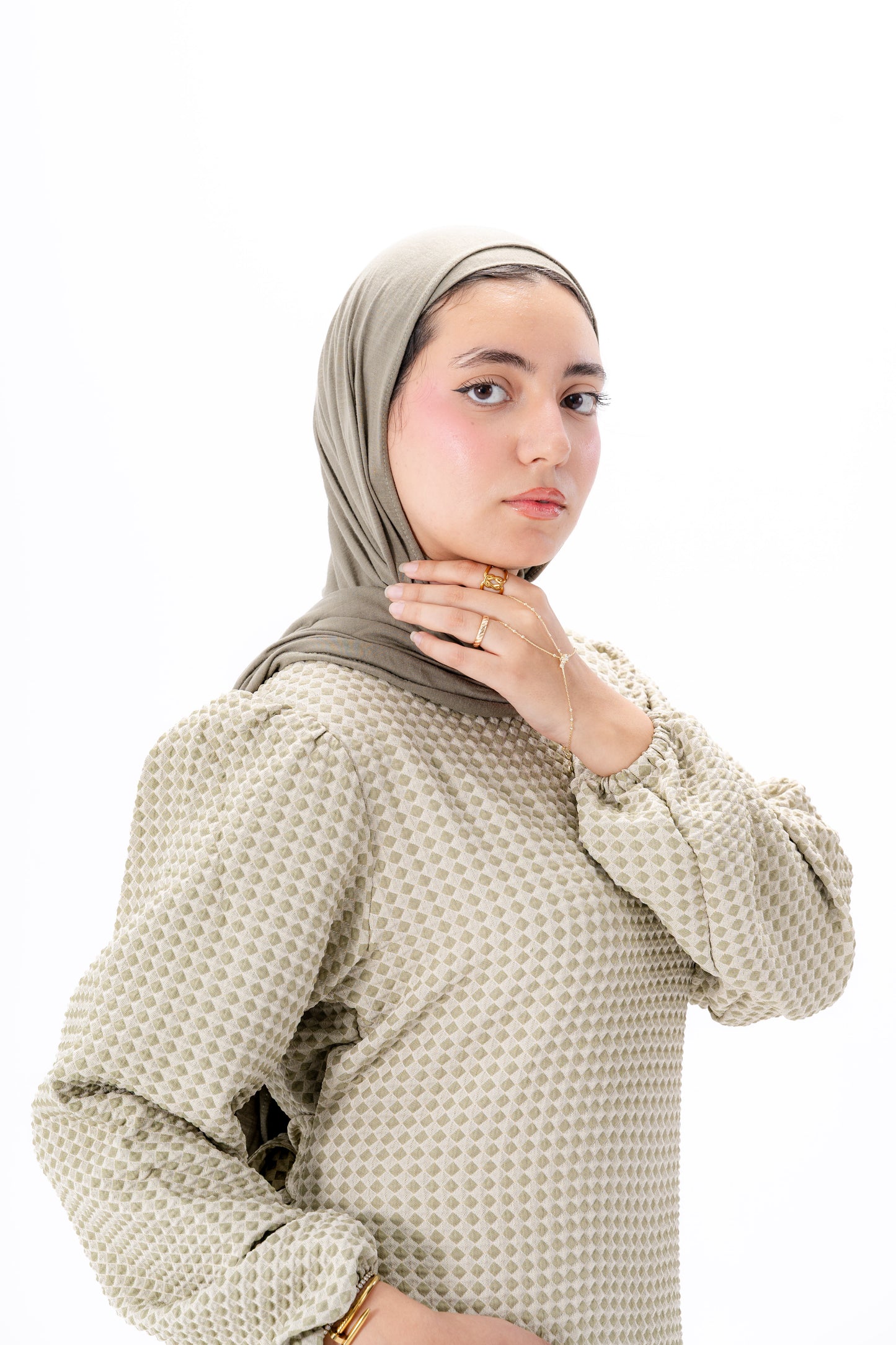 Soft Bloom Dress -Olive
