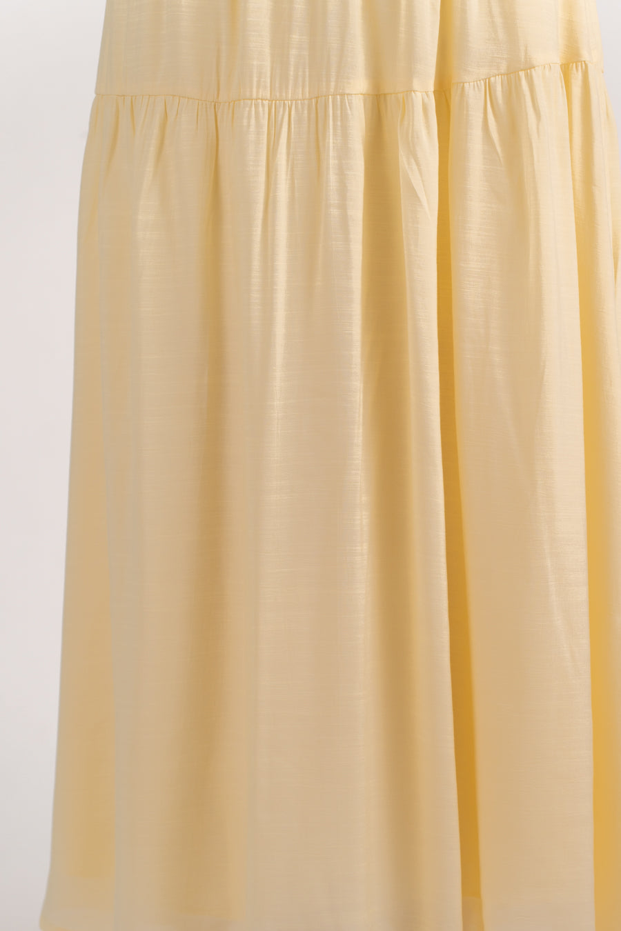 Soft Flow Maxi Skirt -Yellow